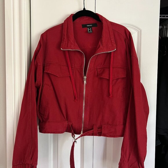 Red Zip-Up Jacket - Picture 1 of 4